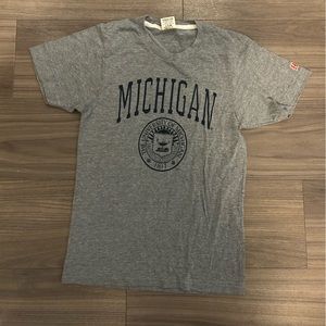 Michigan grey t shirt